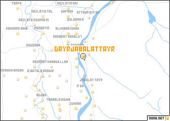 map of Dayr Jabal aţ Ţayr