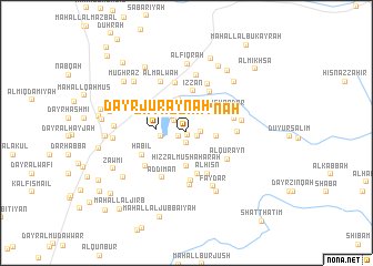 map of Dayr Juraynah