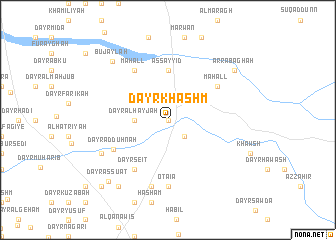 map of Dayr Khashm