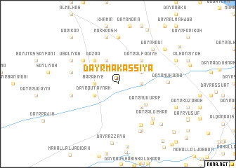 map of Dayr Makassiya