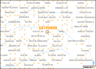 map of Dayr Māmā