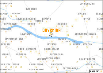 map of Dayr Mida