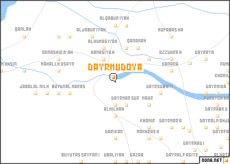 map of Dayr Mudoya