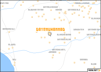map of Dayr Muḩammad