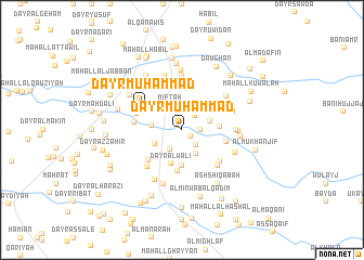 map of Dayr Muḩammad