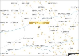 map of Dayr Mukuraf