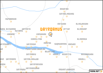 map of Dayr Qa‘mūş