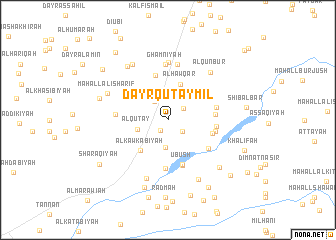 map of Dayr Quţaymil