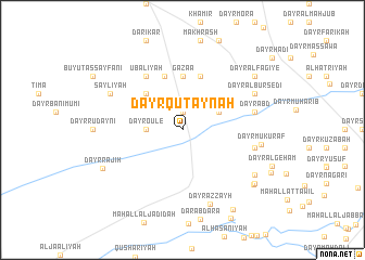 map of Dayr Quţaynah