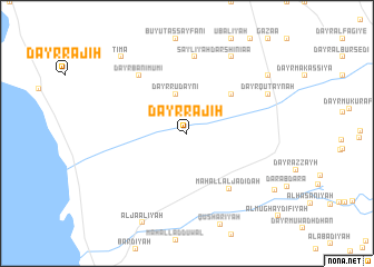 map of Dayr Rājiḩ