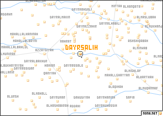 map of Dayr Şāliḩ