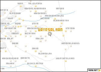 map of Dayr Salmān