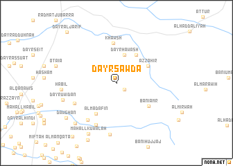 map of Dayr Sawdāʼ