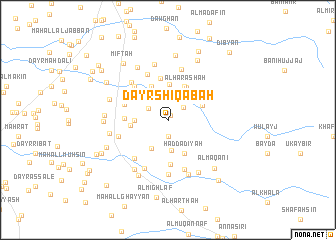 map of Dayr Shiqabah