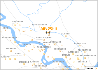 map of Dayr Shū