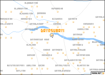 map of Dayr Subayī