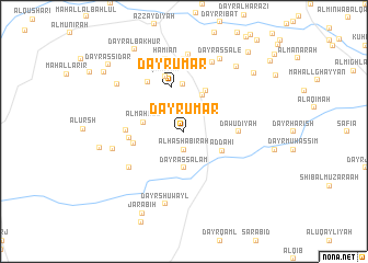 map of Dayr ‘Umar