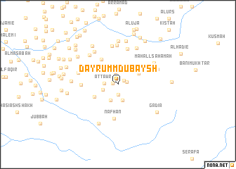 map of Dayr Umm Dubaysh