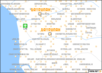 map of Dayrūnah