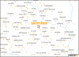 map of Dayr Yāsīn