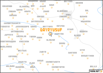 map of Dayr Yūsuf