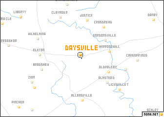 map of Daysville