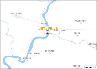 map of Daysville