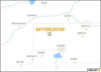 map of Dayton Center