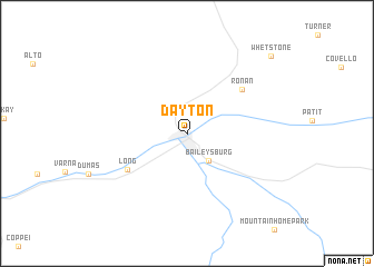 map of Dayton