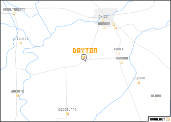 Dayton (United States - USA) map - nona.net