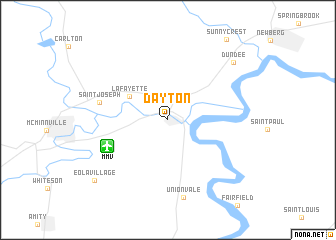 map of Dayton