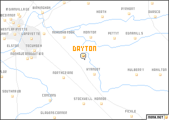 map of Dayton