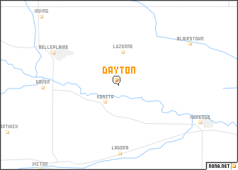 map of Dayton