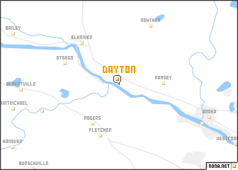 map of Dayton