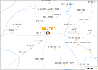 map of Dayton