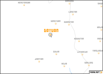 map of Dayuan