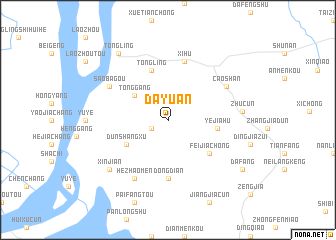 map of Dayuan