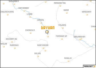 map of Dayuan