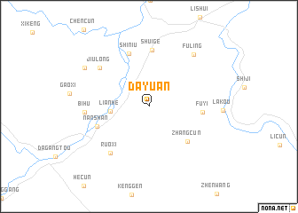 map of Dayuan