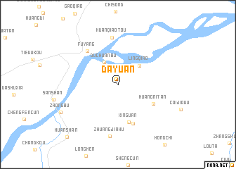 map of Dayuan