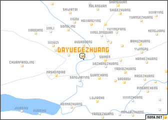 map of Dayuegezhuang