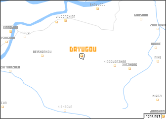 map of Dayugou