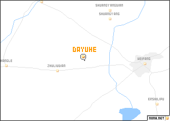 map of Dayuhe