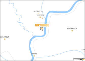 map of Dayukou