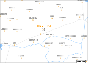 map of Dayunsi