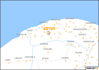 map of Dayun