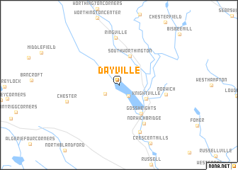 map of Dayville