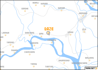 map of Daze