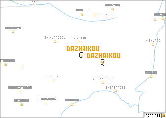 map of Dazhaikou