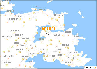 map of Dazhai